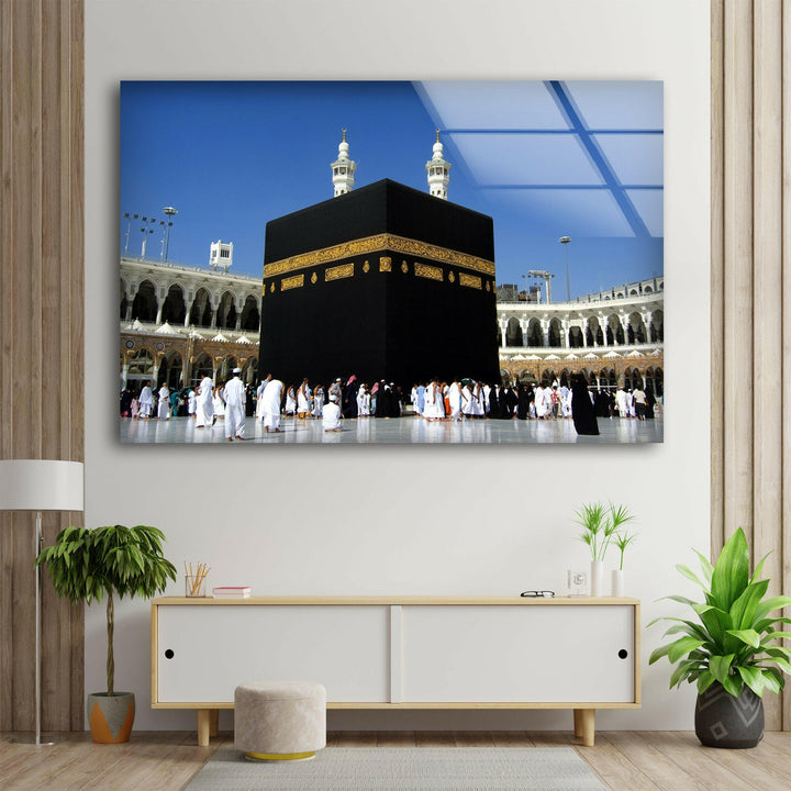 Mecca Kaaba Art Glass Art for the Wall