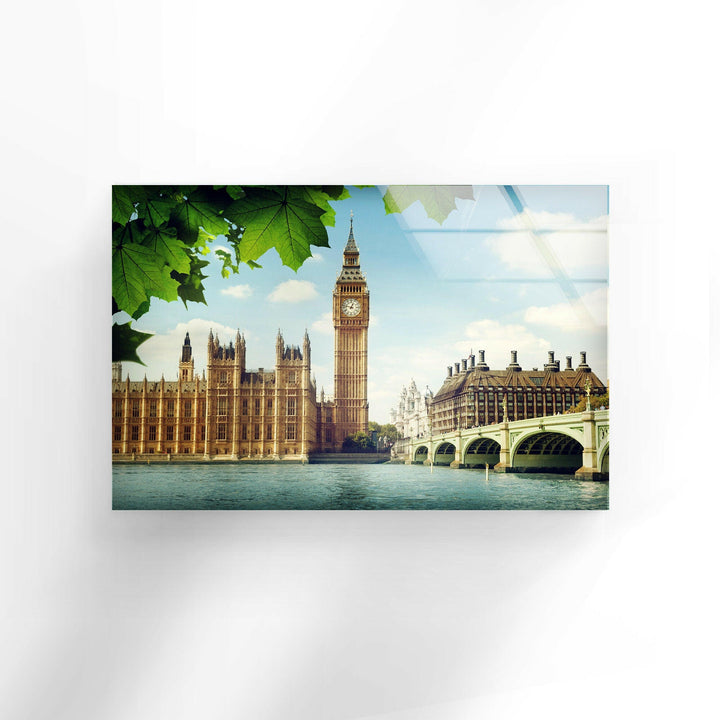London Big Ben Glass Wall Art, print picture on glass, Tempered Glass Wall Art