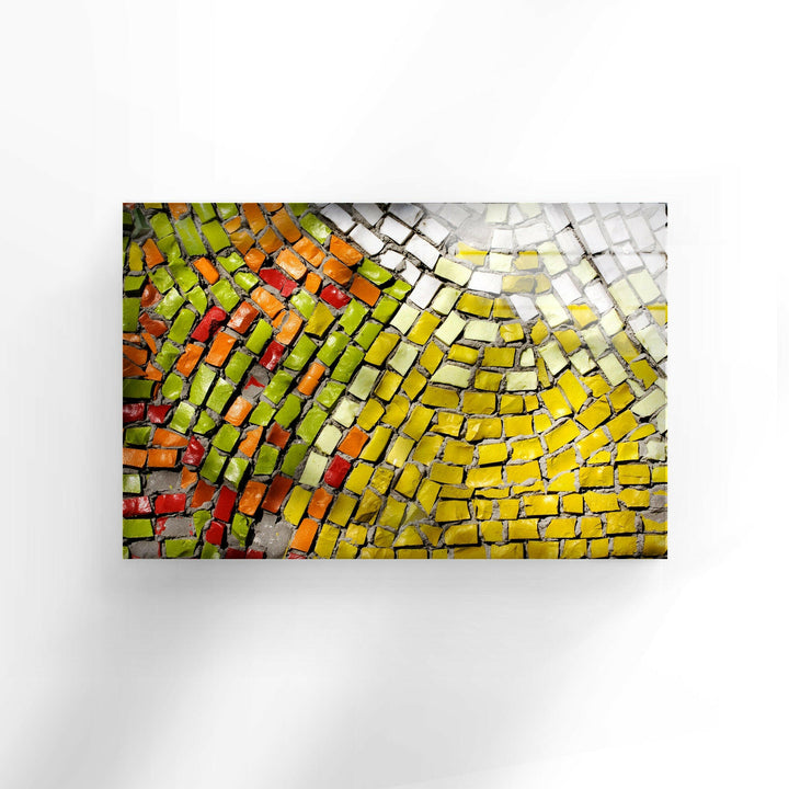 Mosaiksteine ​​Abstrakte Glaswandkunst