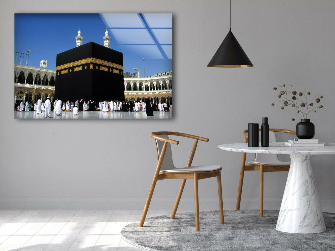 Mecca Kaaba Art Glass Photo Prints for Wall