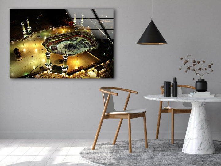 Mecca Kaaba Glass Print Wall Art Pieces
