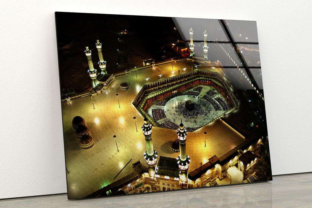 Mecca Kaaba Glass Photos for Wall Decor