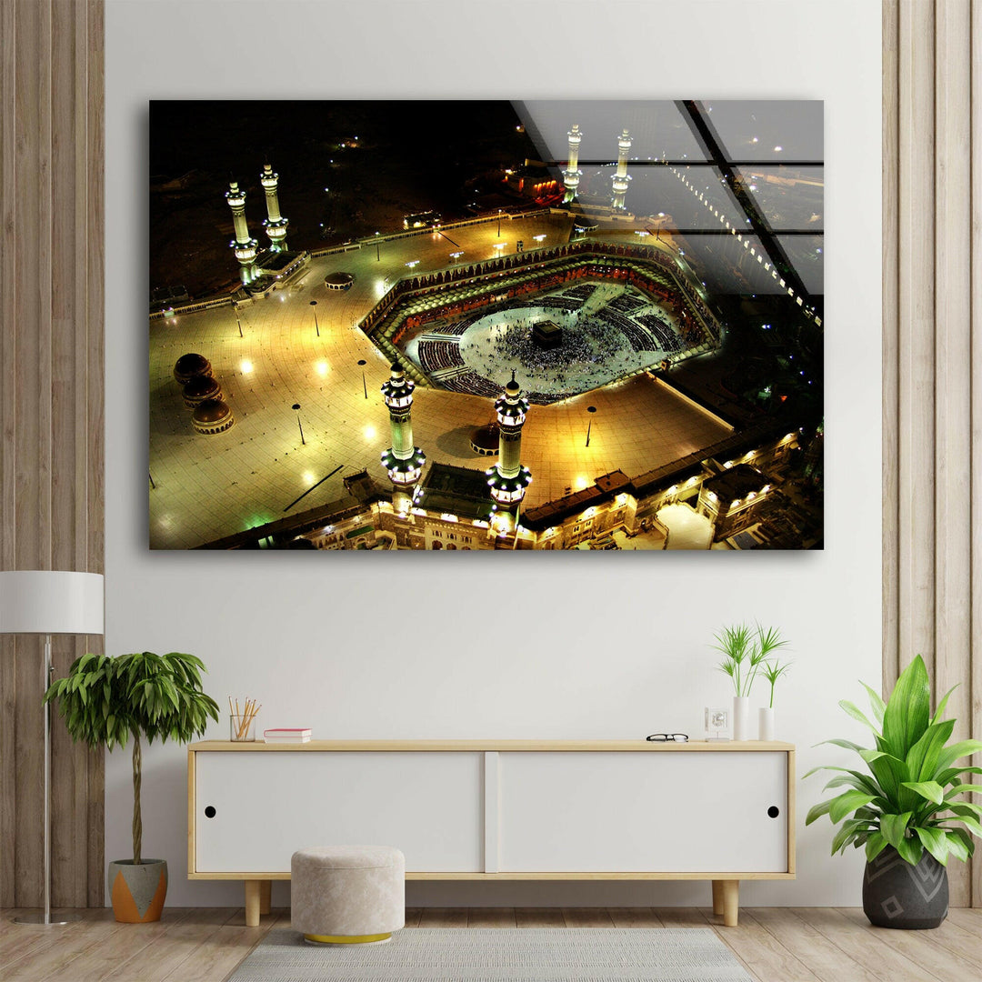Mecca Kaaba Picture on Glass Collections