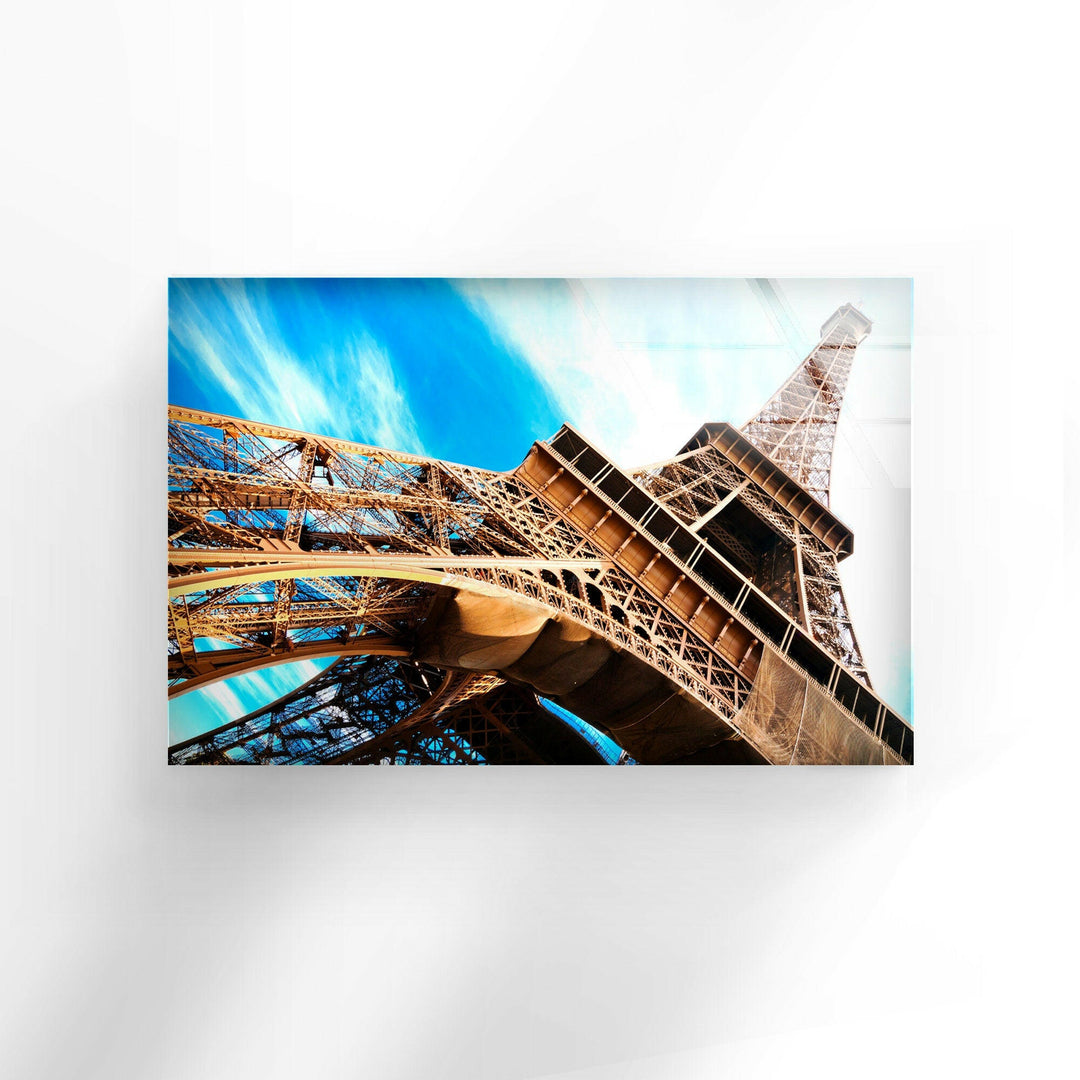 Eiffel Tower Glass Wall Art, glass photo prints, glass picture prints
