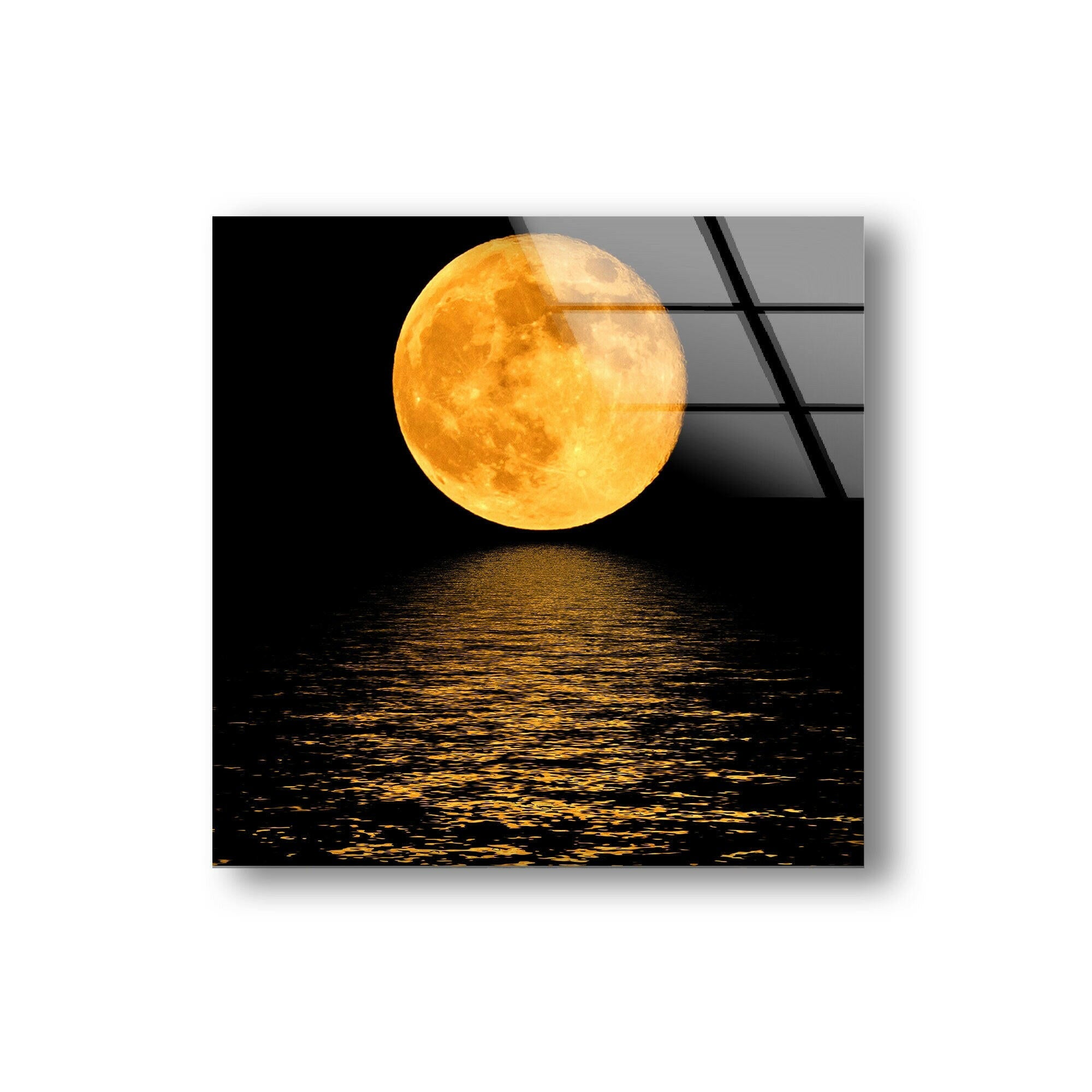 Moonlight Tempered Glass Wall Art
