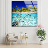 Tropical Fish Tempered Glass Wall Art