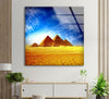 Egyptian Pyramids Tempered Glass Wall Art