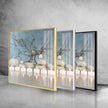 Candle With Zen Spa Stones Tempered Glass Wall Art