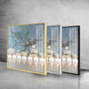 Candle With Zen Spa Stones Tempered Glass Wall Art