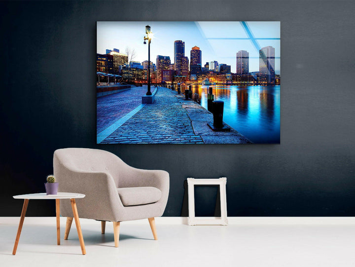 Germany City View Glass Wall Art, glass photo prints, glass picture prints