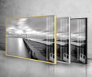 Sea View Tempered Glass Wall Art