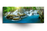 Waterfall Landscape Tempered Glass Wall Art
