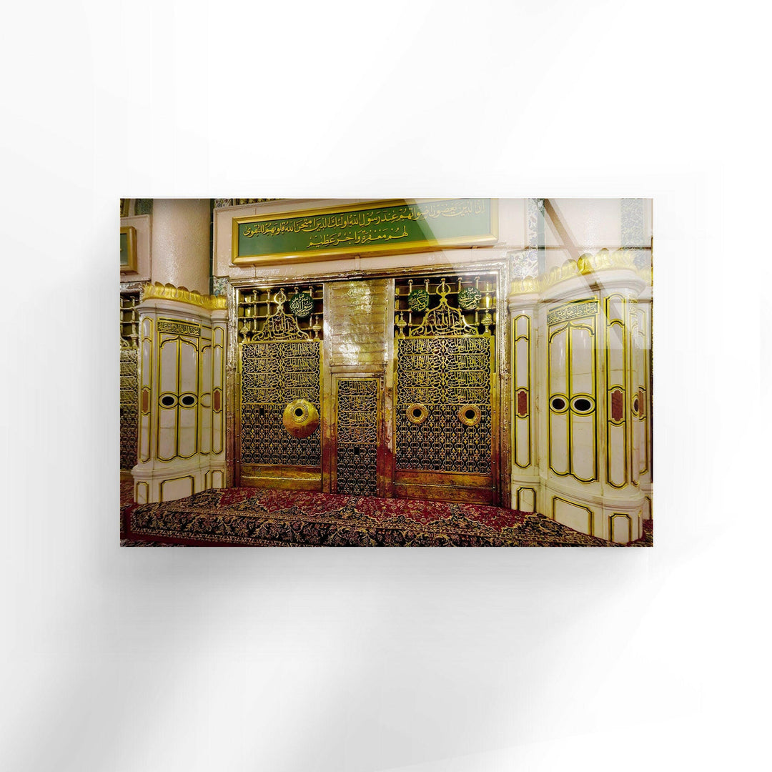 Masjid and Nabawi IslamicGlass Wall Art | Custom Glass Pictures