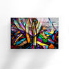 Abstract Decor Tempered Glass Wall Art