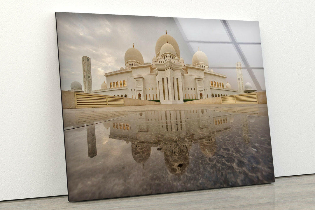 Sheikh Zayed Mosque Glass Wall Art Decor | Glass Art Prints