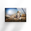 King Lion Tempered Glass Wall Art
