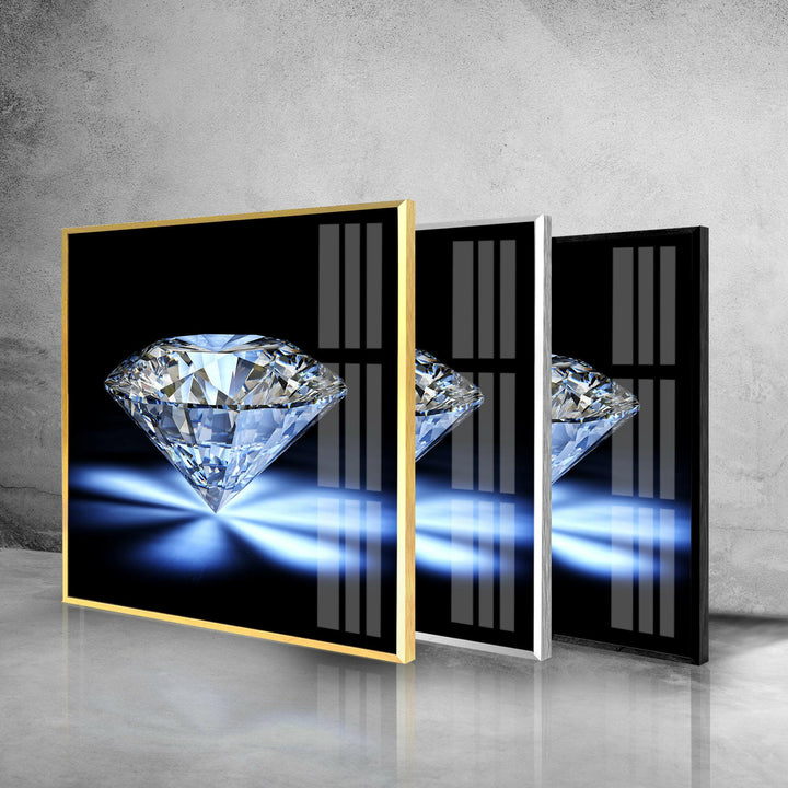 Shining Diamond Tempered Glass Wall Art - MyPhotoStation