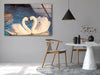 Swan Tempered Glass Wall Art