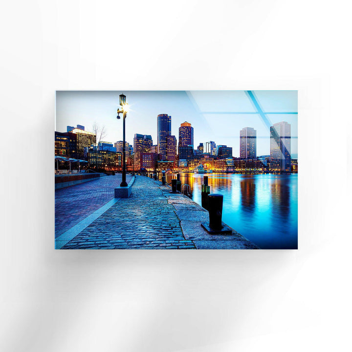 Germany City View Glass Wall Art, photo print on glass, prints on glass wall art