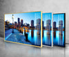 Germany City View Tempered Glass Wall Art