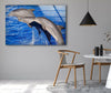 Dolphin Tempered Glass Wall Art