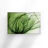 Green Abstract Tempered Glass Wall Art