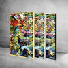 Colorful Stained Abstract Tempered Glass Wall Art