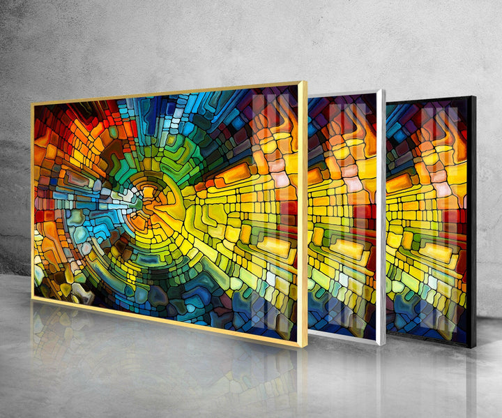 Colorful Design of Stained Glass Wall Art glass wall decor, glass wall art decor