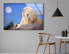 Wild Lion Tempered Glass Wall Art