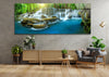 Waterfall Landscape Tempered Glass Wall Art