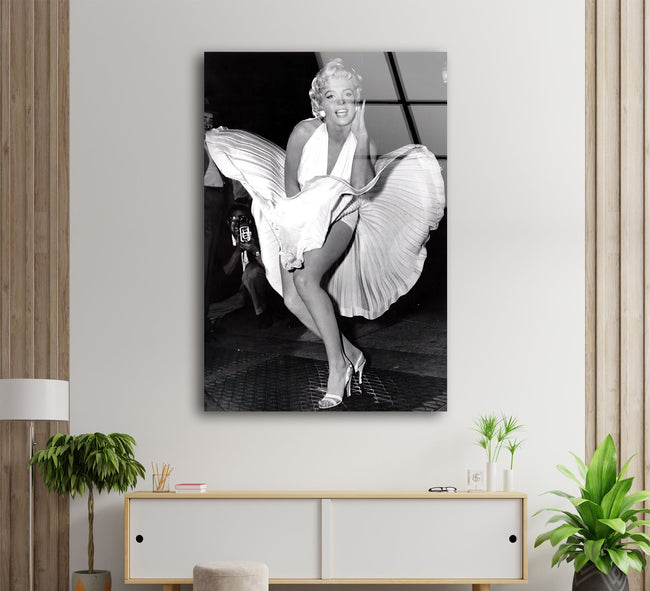 Marilyn Monroe Tempered Glass Wall Art