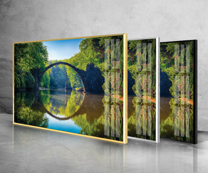 Glaswandkunst „Teufelsbrücke“