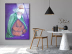 Rumi Mevlana Tempered Glass Wall Art