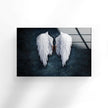 Angel Wings Tempered Glass Wall Art