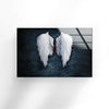 Angel Wings Tempered Glass Wall Art