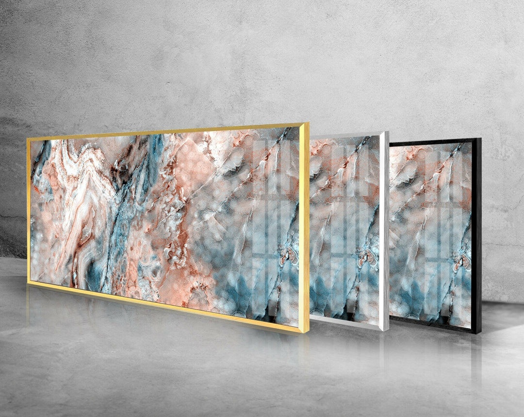 Marble Abstract Painting Glass Wall Art, glass wall decor, glass wall art decor