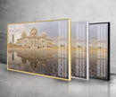 Muslim Sheikh Zayed Mosque Tempered Glass Wall Art