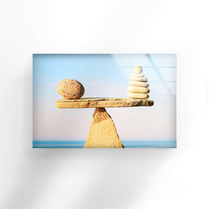 Zen Spa Stone Balance Cool Art Prints & Glass Photo