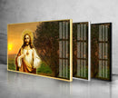 Sacred Heart of Jesus Day 7 Tempered Glass Wall Art