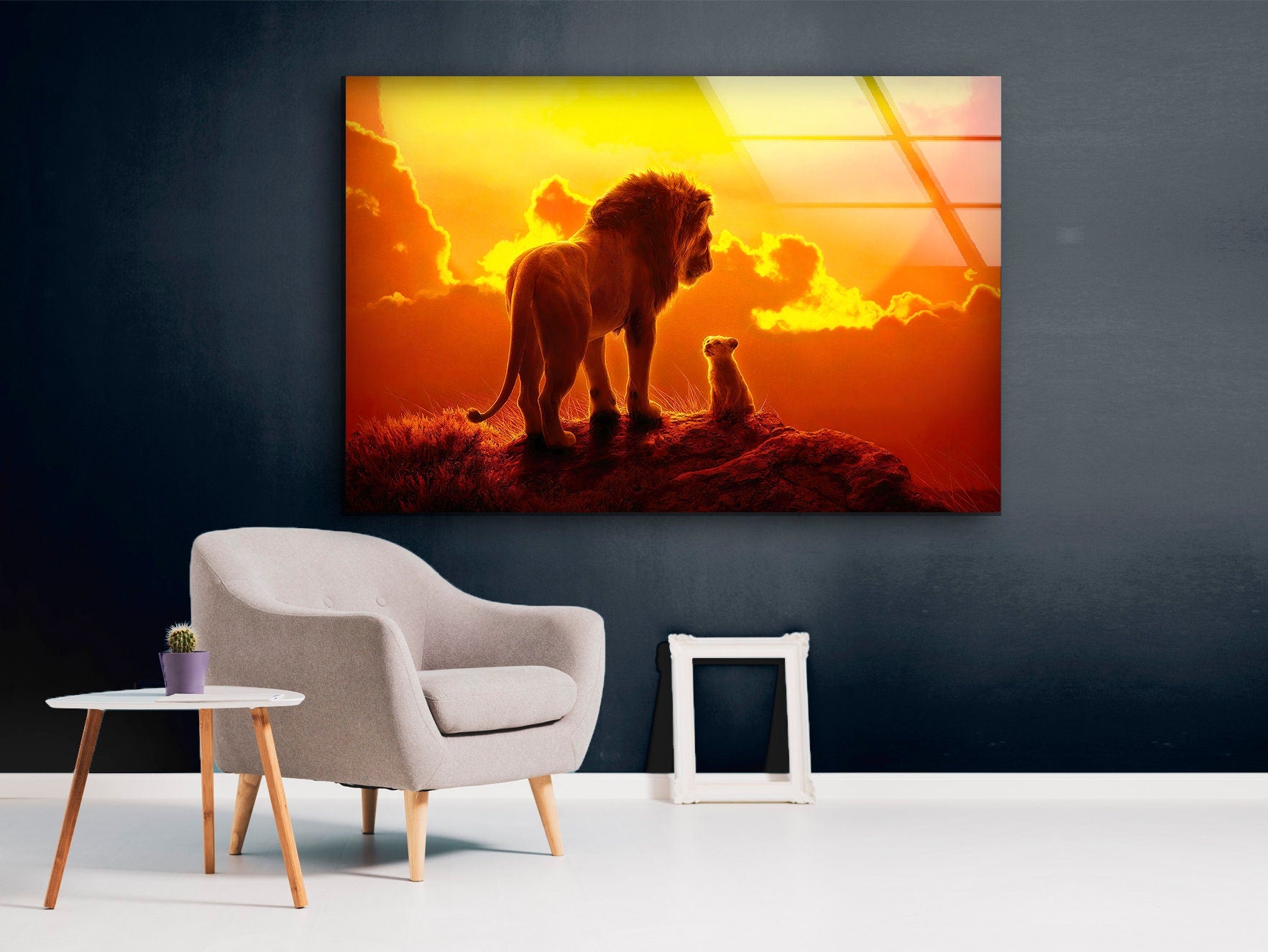 Wild Life Tempered Glass Wall Art