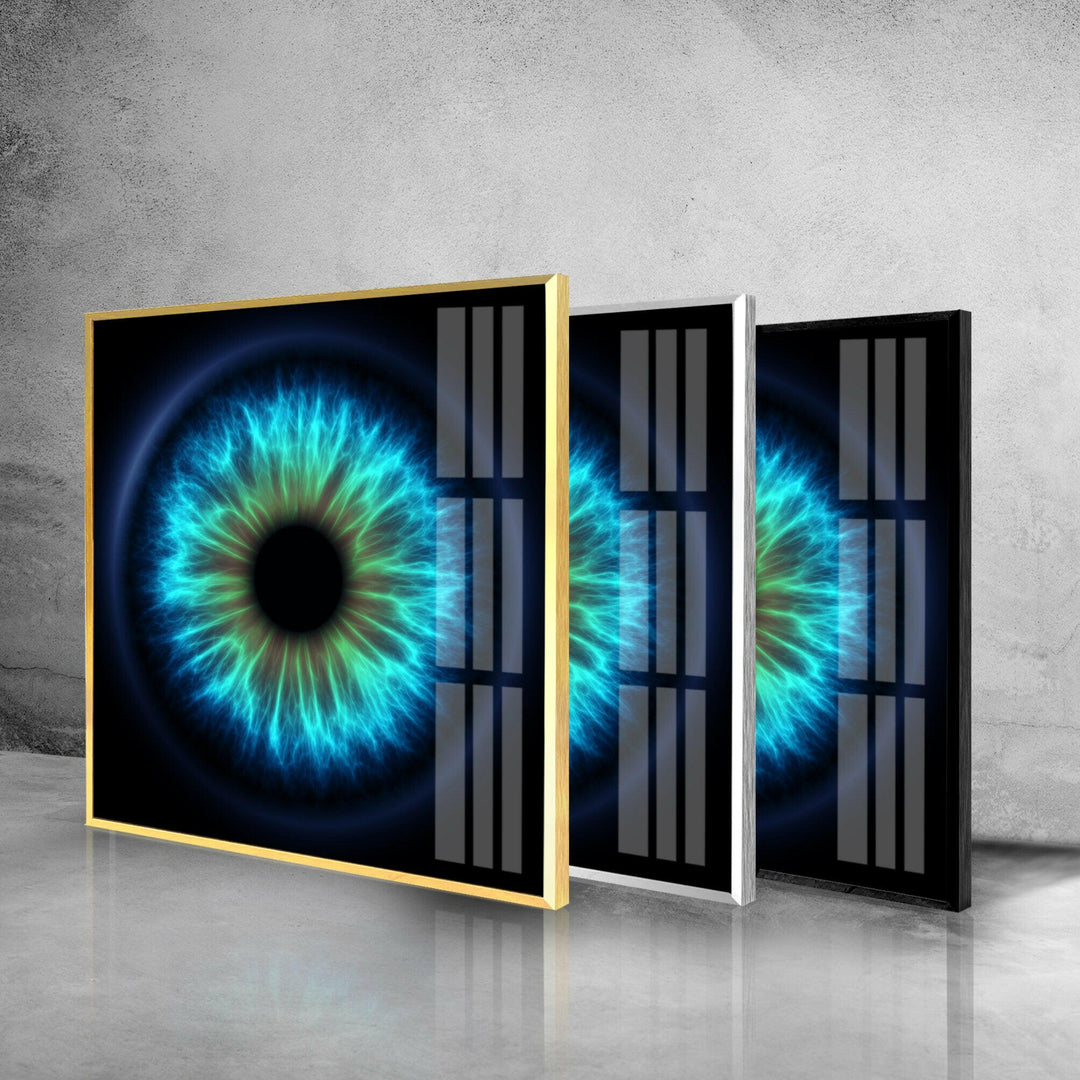 Blaues Auge, Glaswandkunst
