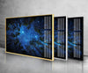 Night Sky View Tempered Glass Wall Art