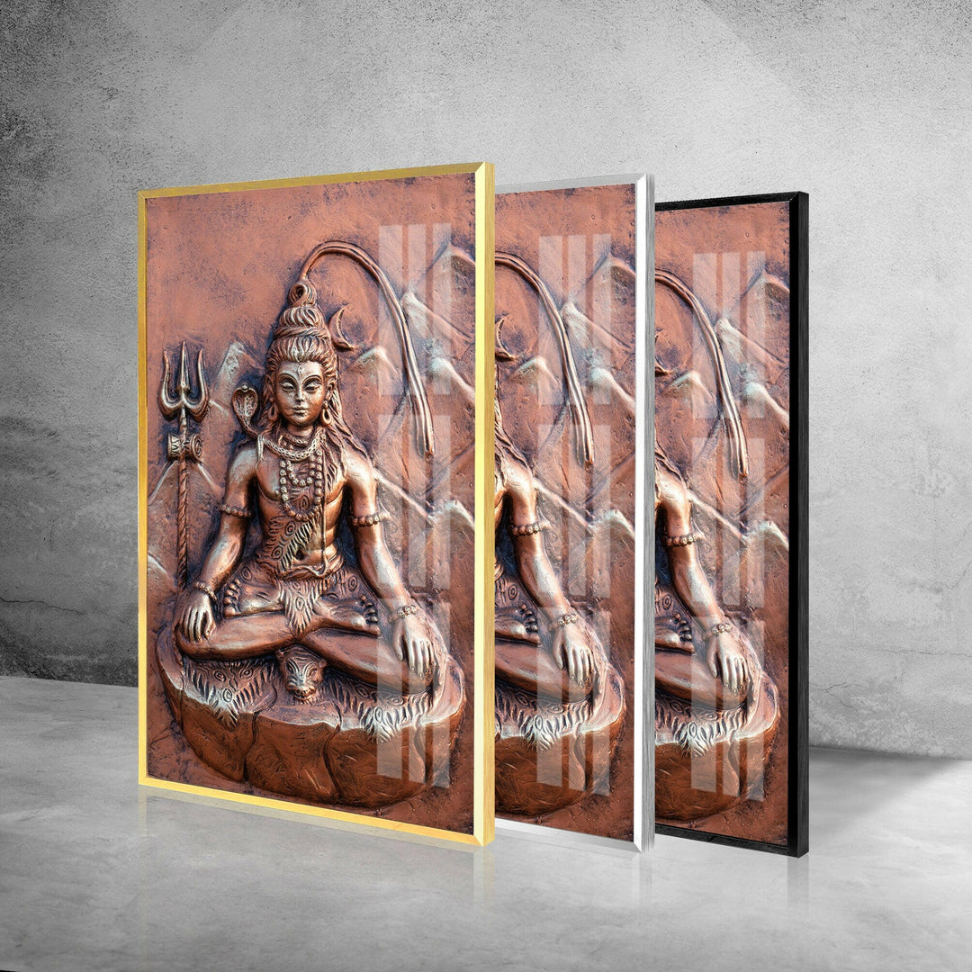 Spiritual Buddha Glass Wall Art Decor | Glass Art Prints