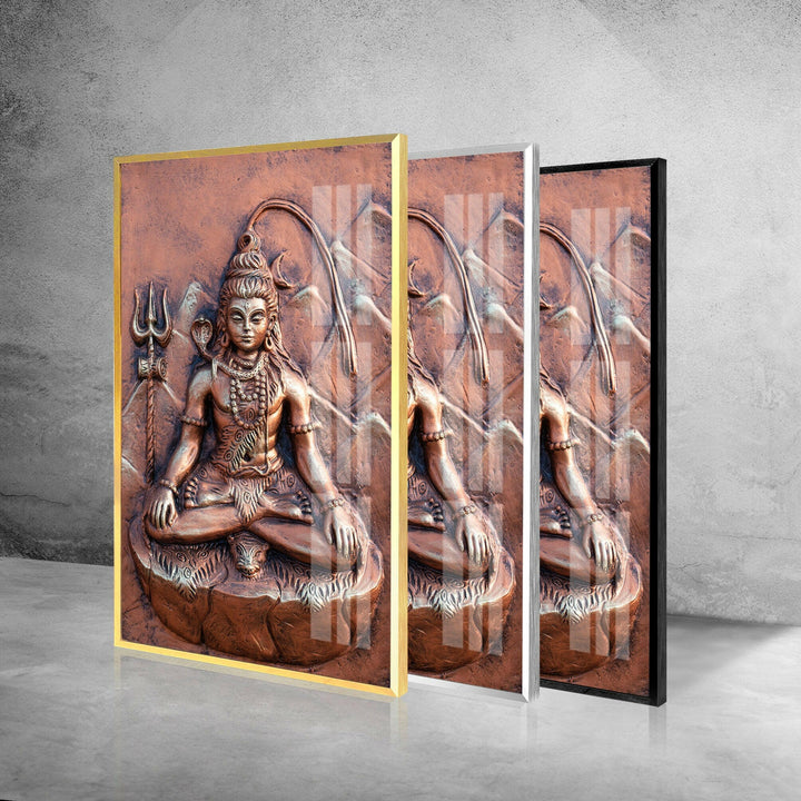 Spiritual Buddha Glass Wall Art Decor | Glass Art Prints