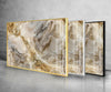 Modern Marble Panoramic Tempered Glass Wall Art