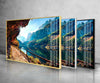 Sunny Autumn View Tempered Glass Wall Art