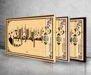 Islamic Decor Tempered Glass Wall Art