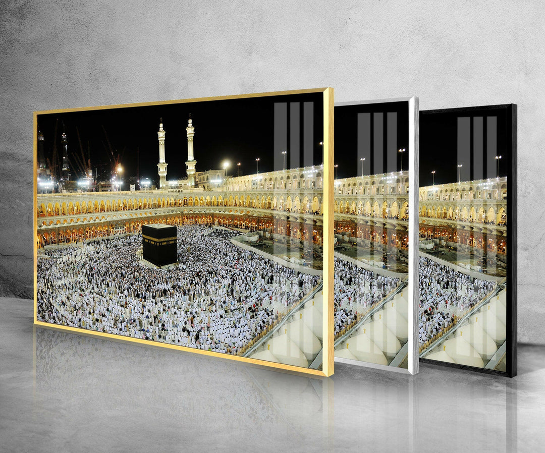 Mecca Al Haram Kaaba Tempered Glass Wall Art - MyPhotoStation
