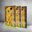 Gustav Klimt The Kiss Tempered Glass Wall Art