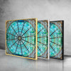 Christ Window Tempered Glass Wall Art